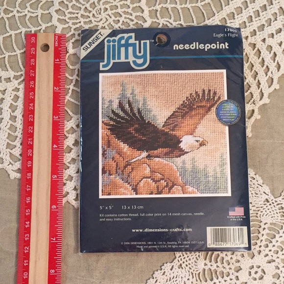 New Eagle’s Flight Needlepoint Kit Sunset - Picture 8 of 8